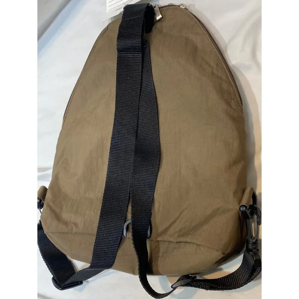 Baggallini Backpack Bag Brown Nylon DEVELOPMENT SAMPLE